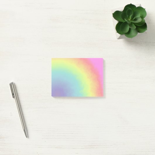 Post-it® nuage arc-en-ciel Pavé Post-It-Notes (Bureau)