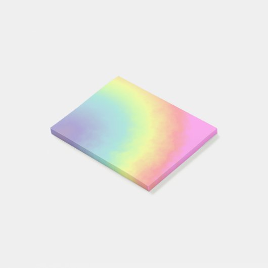 Post-it® nuage arc-en-ciel Pavé Post-It-Notes (Incliné)