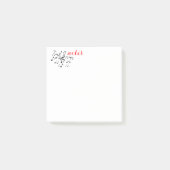 Post-it® Nuage de notes de musique drôle (Devant)