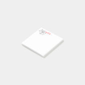 Post-it® Nuage de notes de musique drôle (Incliné)