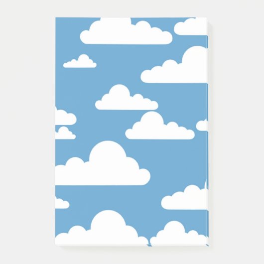 POST-IT® NUAGES BLANCS (Devant)