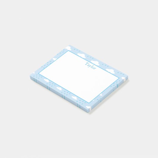 Post-it® Nuages de pluie (Incliné)