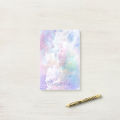 Post-it® Nuages et étoiles de rêve Personnalisés (Sur un bureau)