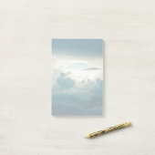 Post-it® Nuages Fluffeux Foncé Vue aérienne (Sur un bureau)