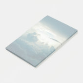 Post-it® Nuages Fluffeux Foncé Vue aérienne (Incliné)