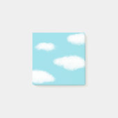 Post-it® Nuages fluides Ciel bleu (Devant)