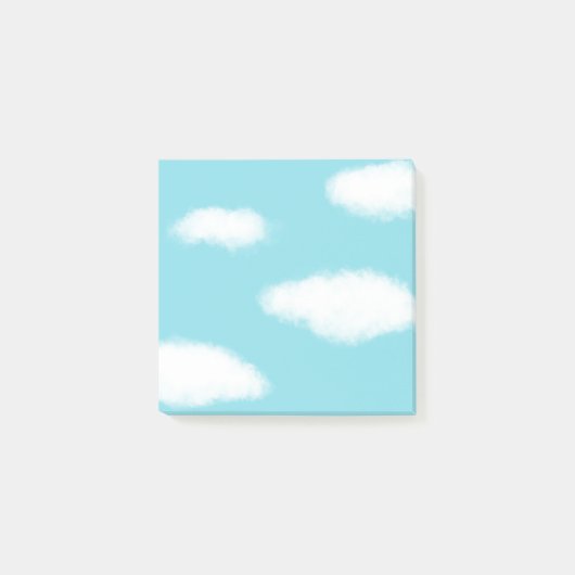 Post-it® Nuages fluides Ciel bleu (Devant)
