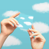 Post-it® Nuages mouflés Ciel Bleu