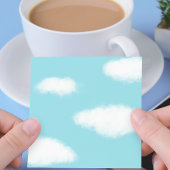 Post-it® Nuages mouflés Ciel Bleu