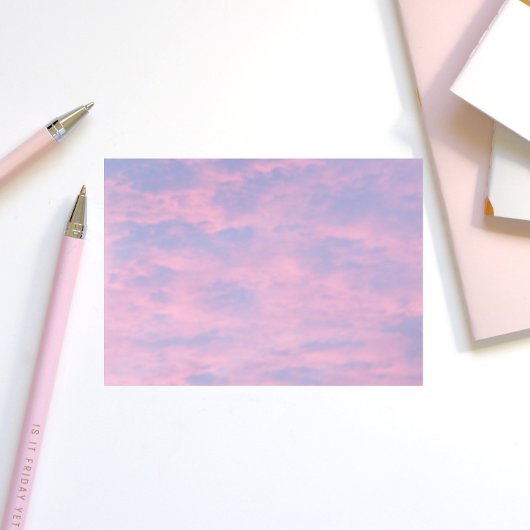Post-it® Nuages roses dans le ciel bleu