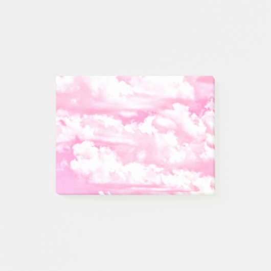Post-it® Nuages roses festifs (Devant)
