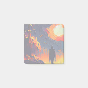 Post-it® Nuit Abstraite d'Halloween moderne