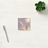 Post-it® Nuit Abstraite d'Halloween moderne (Bureau)