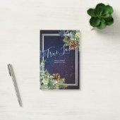 Post-it® Nuit étoilée Eucalyptus bleu chardon hiverMariage (Bureau)