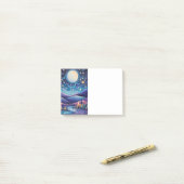 Post-it® Nuit lunaire Big Moon Paysage (Sur un bureau)