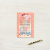 Post-it® Nuit tropicale estivale étoilée (Sur un bureau)