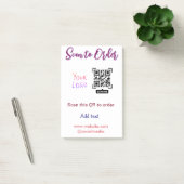 Post-it® numériser pour commander votre code Qr email site (Bureau)