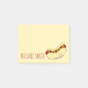 Post-it® NYC Street Viande Hot Dog Hotdog Wiener Mustard