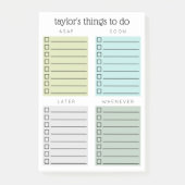 Post-it® Objets organisés pour faire Blue Olive Grey (Devant)