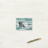 Post-it® Observation de la Loupe de mer (Sur un bureau)