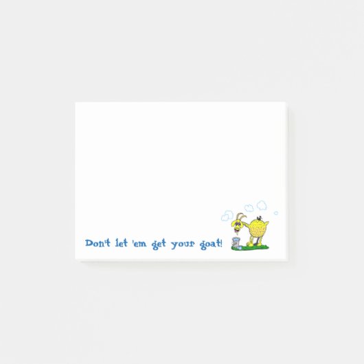 Post-it® Obtenez à votre chèvre les notes collantes (Devant)