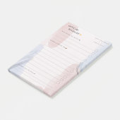 Post-it® Obtenez-le, Sis To Do List Sticky Notes (Incliné)