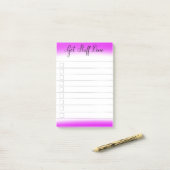 Post-it® "Obtenez" les notes de post-it faites par (Sur un bureau)