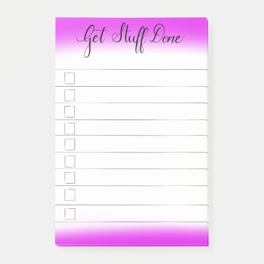 Post-it® "Obtenez" les notes de post-it faites par (Devant)