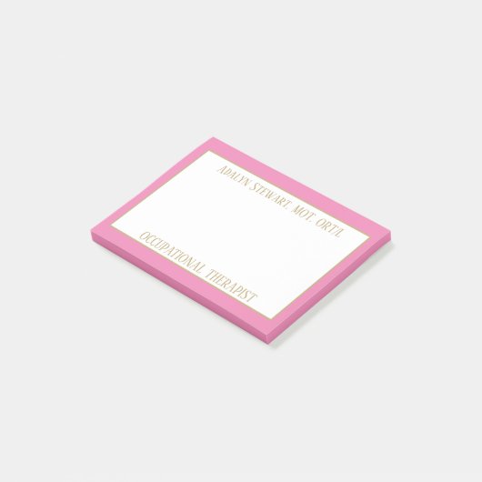 Post-it® OCCUPATIONAL thérapeute post il note (Incliné)