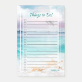 Post-it® Ocean Beach Dolphins et Starfish - Les choses à fa (Devant)