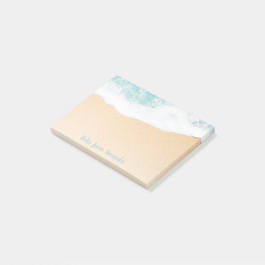 Post-it® Ocean Beach Waves - Nom tropical (Incliné)