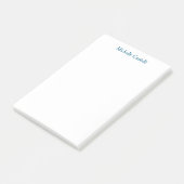 Post-it® Ocean Blue & White Professionnel Unique Classique (Incliné)