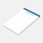 Post-it® Ocean Blue & White Professionnel Unique Classique (Incliné)