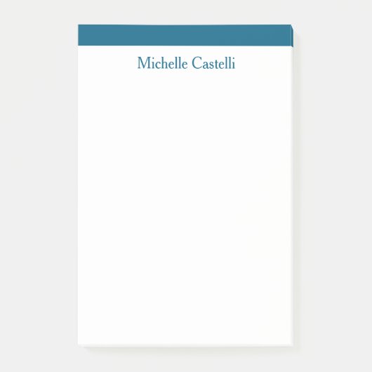 Post-it® Ocean Blue & White Professionnel Unique Classique (Devant)