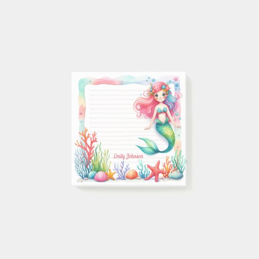 Post-it® Ocean Dreams Sticky Pad (Devant)
