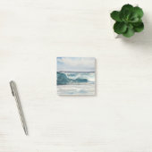 Post-it® Ocean Wave Beach Art Post It Note Pad (Bureau)