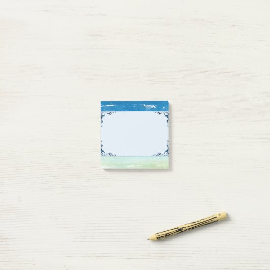 Post-it® Ocean Waves Seashore Thème (Sur un bureau)