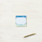 Post-it® Ocean Waves Seashore Thème Du bureau de (Sur un bureau)