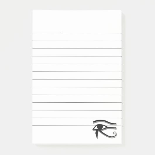 Post-it® Oeil De Horus Symbole Égyptien Dessin À L'Encre (Devant)