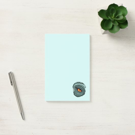Post-it® Œil de prédateur reptile primal (Bureau)
