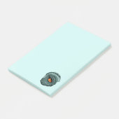 Post-it® Œil de prédateur reptile primal (Incliné)