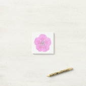 Post-it œillet rose (Sur un bureau)