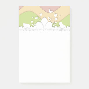 Post-it® OEufs de Pâques et poussins de printemps