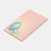 Post-it® OEufs de Pâques parmi les fleurs et les couleurs f (Incliné)