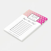 Post-it® Oeufs Frits Rose Ombre (Incliné)