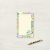 Post-it® OEufs Roses de Pâques Papeterie (Sur un bureau)