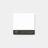 Post-it® Office Custom Modern Simple Logo From the Desk of (Devant)