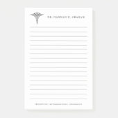 Post-it® Office Customizable Lined de docteur (Devant)