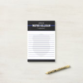 Post-it® Officier de police personnalisé (Sur un bureau)