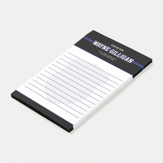 Post-it® Officier de police personnalisé (Incliné)